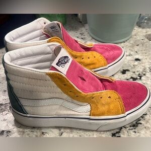 VANS UA SK8-Hi Platform 2 MINI CORD Suede High Top